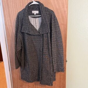 Ava & Viv Charcoal Button up Cardigan